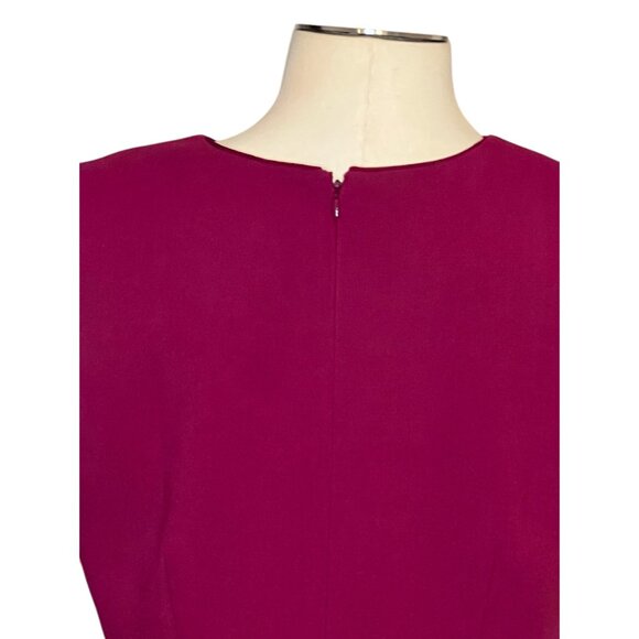 Ann Taylor double weave Peplum knit sheath dress size 12 NWT - Picture 8 of 14